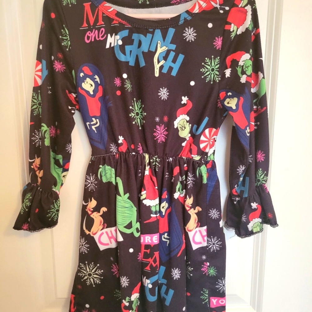 Grinch toddler dress